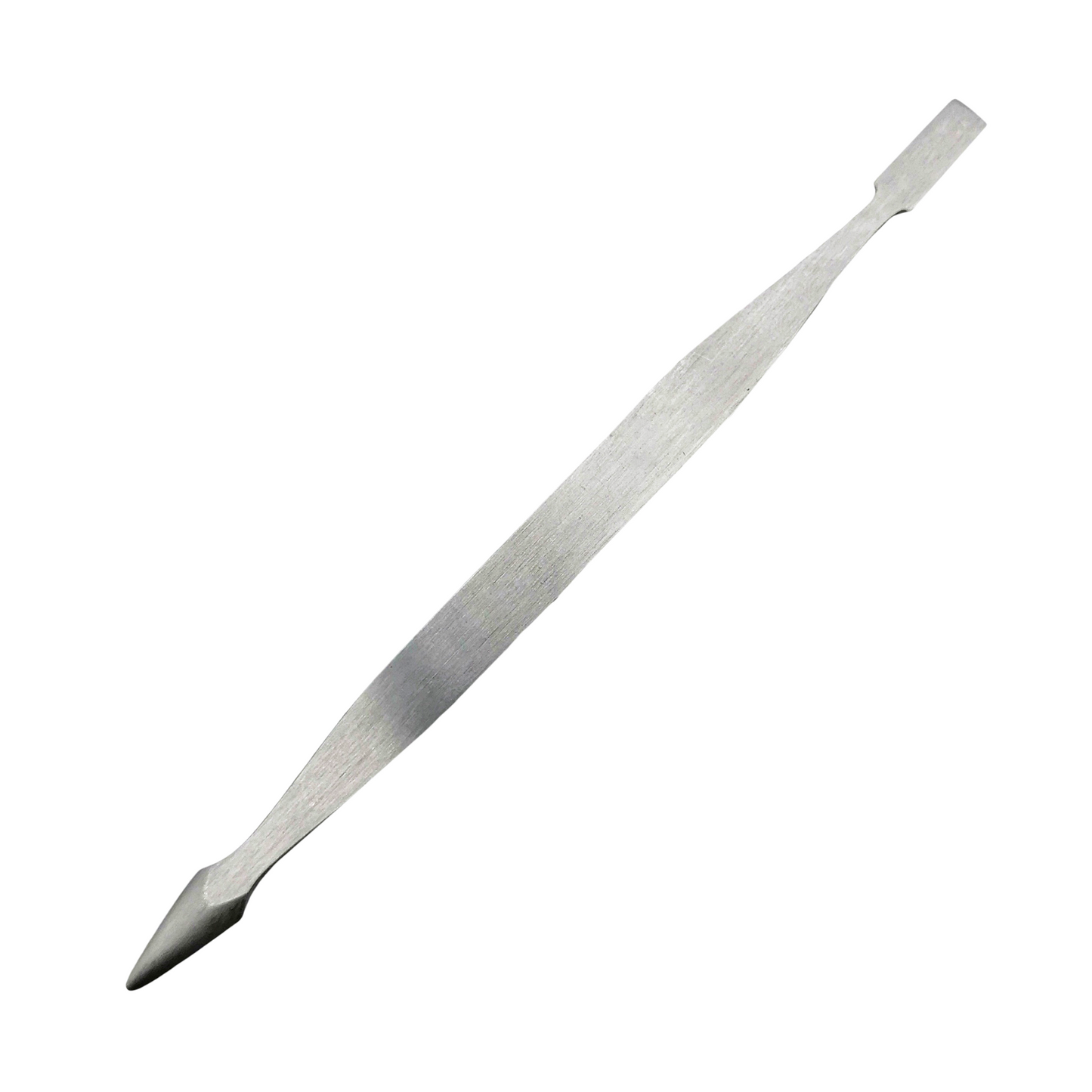 Bisturí De Acero Inoxidable Dos Caras | Empujador Removedor De Cutícula | Manicure y Pedicure Mango Anti derrapante | Art. 289 ECO Punta Flecha y Lima