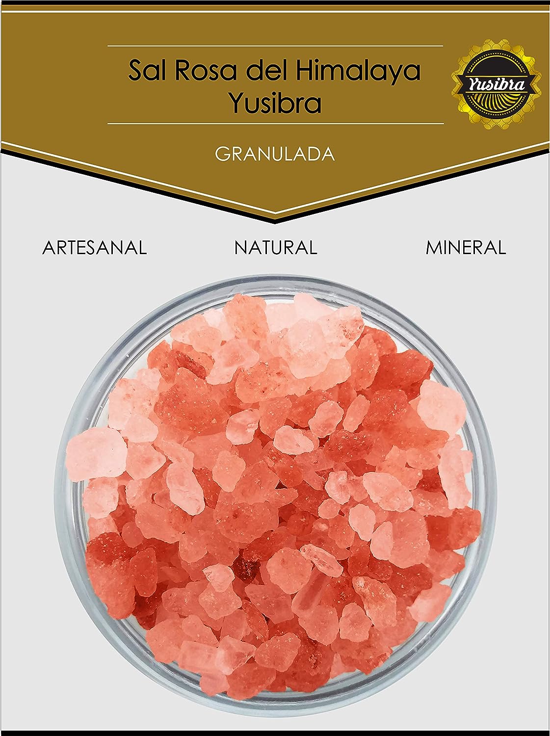 20 bolsas 3KG cada uno de Sal del Himalaya GRANULADA | Sal Rosa del Himalaya Cristalizada Yusibra