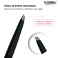 Pinza Profesional de Punta Inclinada para Ceja y/o Depilación Facial | Herramienta Esencial para Tu Rutina de Belleza | PINZA PARA DEPILAR NEGRA Art. 2097