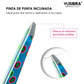 Pinzas Profesionales de Acero Inoxidable para Ceja y/o Depilación Facial | Herramienta Esencial para Tu Rutina de Belleza | PINZA DEPILAR AZUL ART. 256