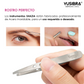 Pinza Profesional de Punta Inclinada para Ceja y/o Depilación Facial | Herramienta Esencial para Tu Rutina de Belleza | PINZA SILVER Art. 0258