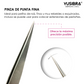 Pinzas Profesionales de Punta Fina para Extensiones de Pestañas y/o Ceja | Herramienta Esencial para Tu Rutina de Belleza | PINZA PUNTA FINA ART. 265