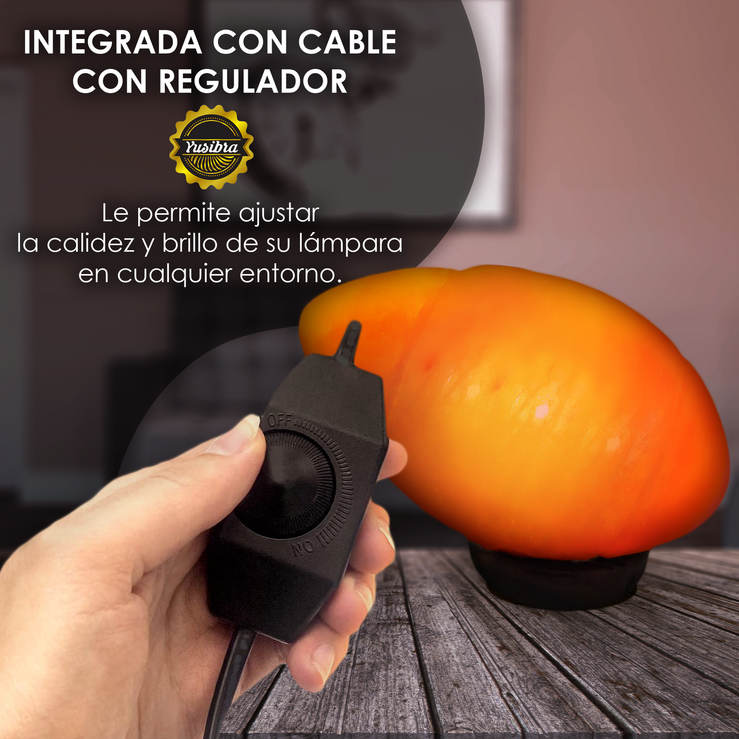 Lámpara de Sal Del Himalaya Figura Balón NFL | Con cable Regulador y Focos