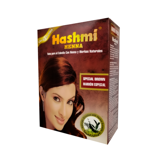 Henna Tinte para Cabello Hashmi (MARRON ESPECIAL) 100% Natural | 1 PIEZA