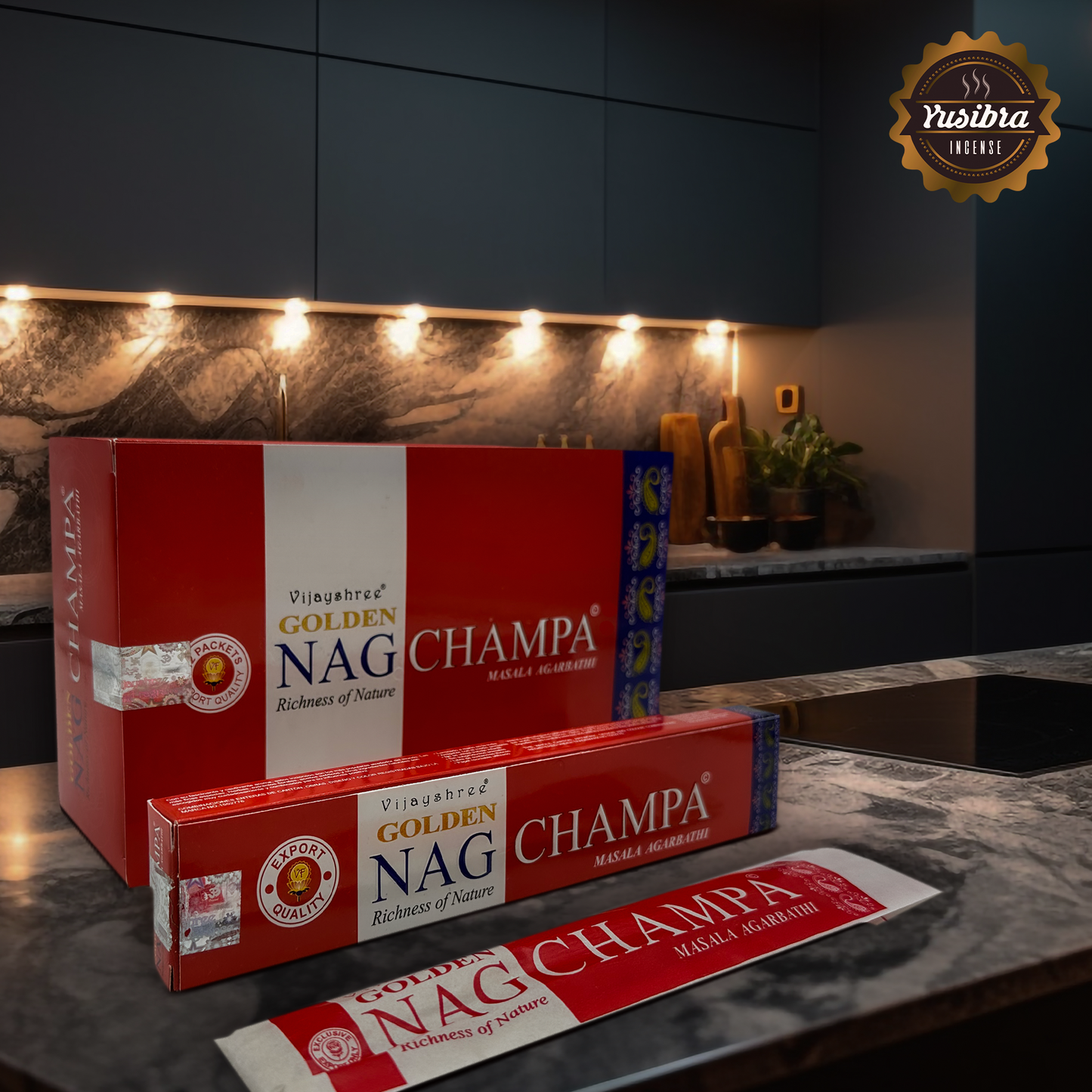 Incienso Nag Champa GOLDEN | Varitas de Incienso | Caja de 12PZ