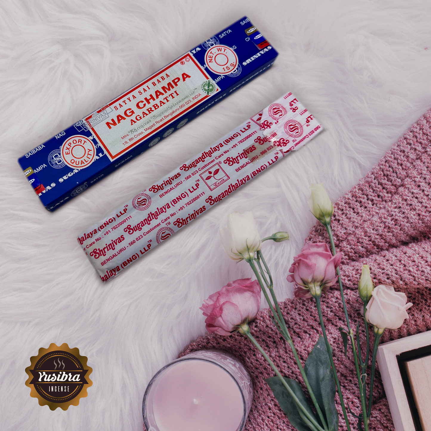 Incienso Nag Champa Agarbatti | Varitas de Incienso | Caja de 12PZ