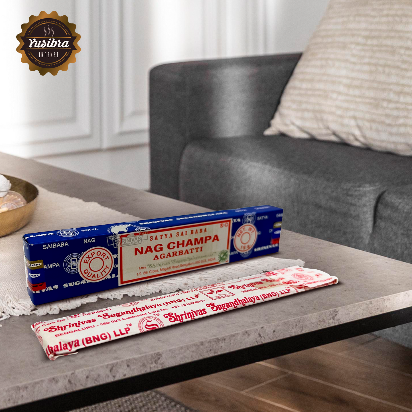 Incienso Nag Champa Agarbatti | Varitas de Incienso | Caja de 12PZ