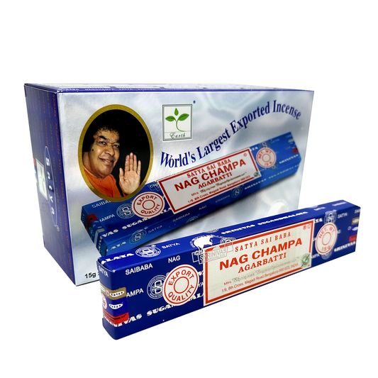 Incienso Nag Champa Agarbatti | Varitas de Incienso | Caja de 12PZ