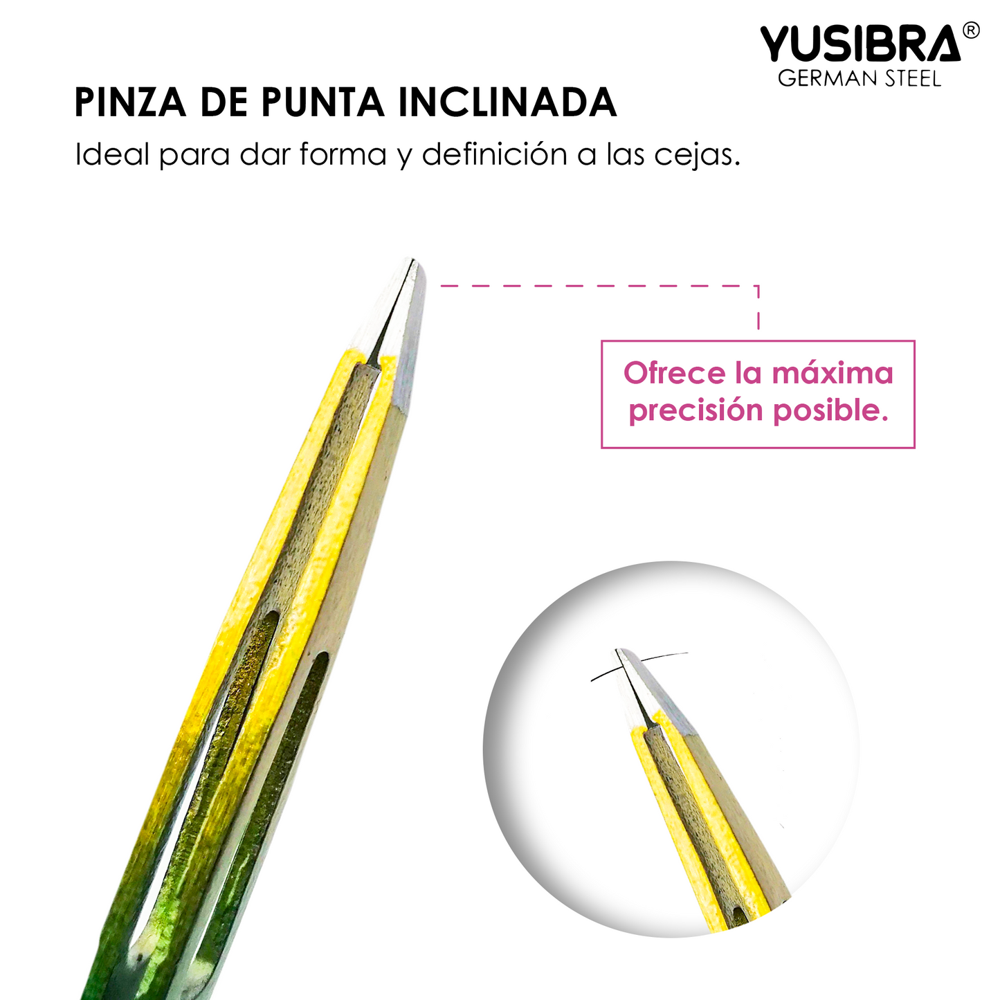 Pinza Profesional de Punta Inclinada para Ceja y/o Depilación Facial | Herramienta Esencial para Tu Rutina de Belleza | PINZA PARA DEPILAR MULTI COLOR