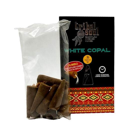 Incienso Tribal Soul Cono Efecto Cascada | Aroma: WHITE COPAL | 1 PZ