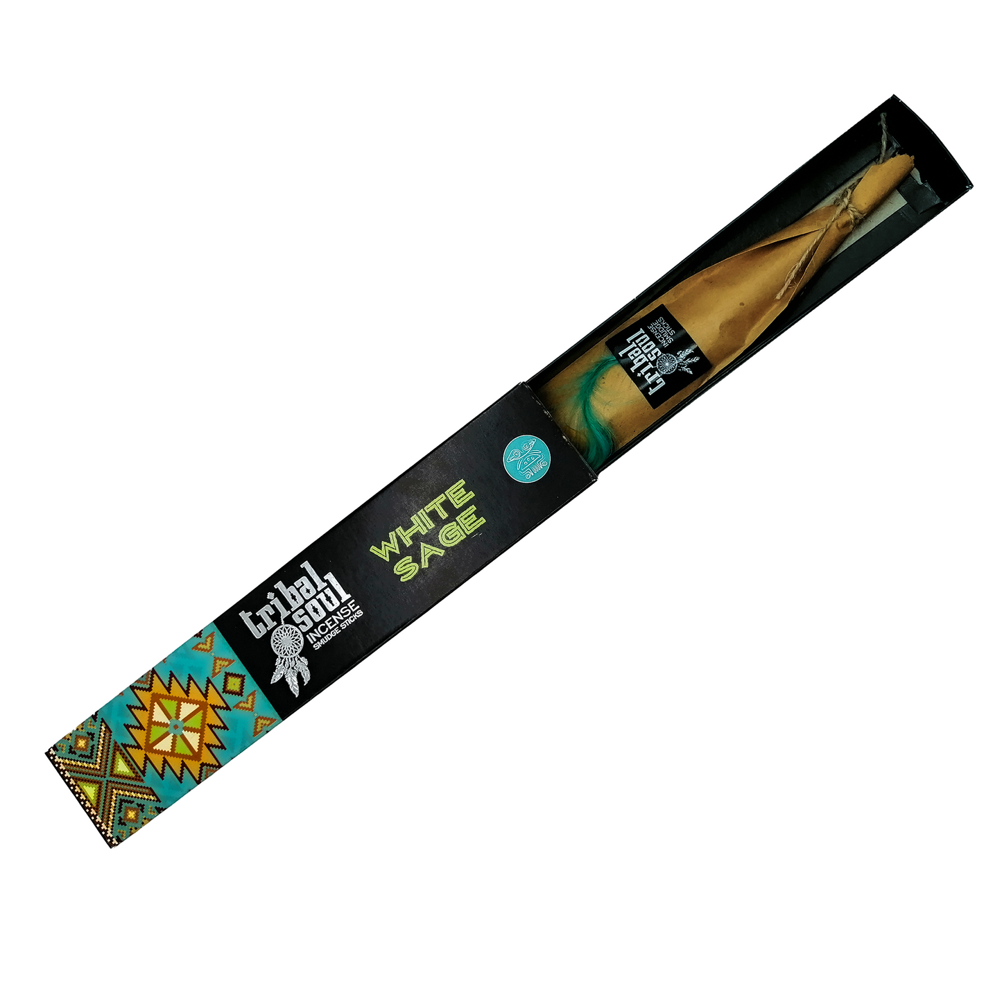 Incienso Tribal Soul Varitas | Aroma: WHITE SAGE + Porta Incienso TABLITA | 1 PZ