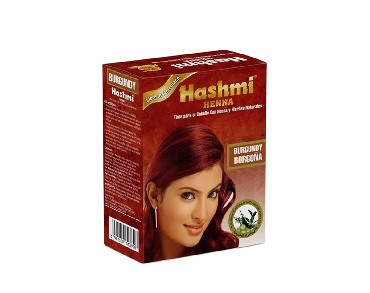 Hashmi Henna Burgundy Borgoña